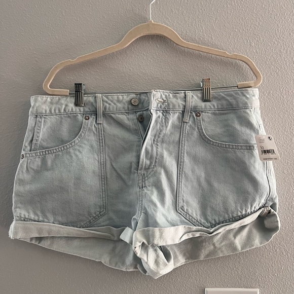 NWT Slouchy Free People Shorts - Picture 5 of 8